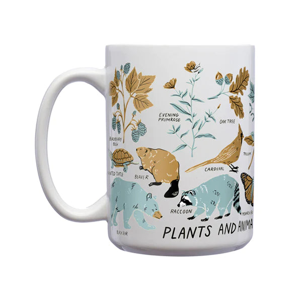 Plants and Animals of Michigan Mug