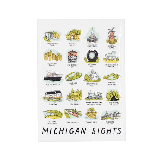 Michigan Sights Postcard