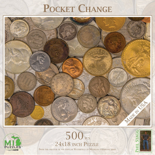 Pocket Change 500 Piece Puzzle