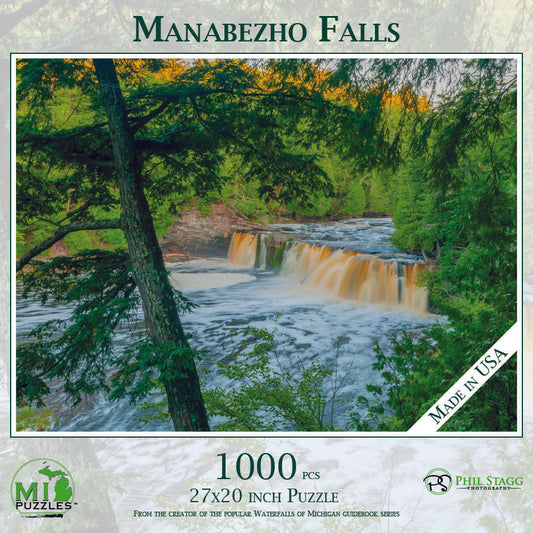 Manabezho Falls 1000 Piece Puzzle