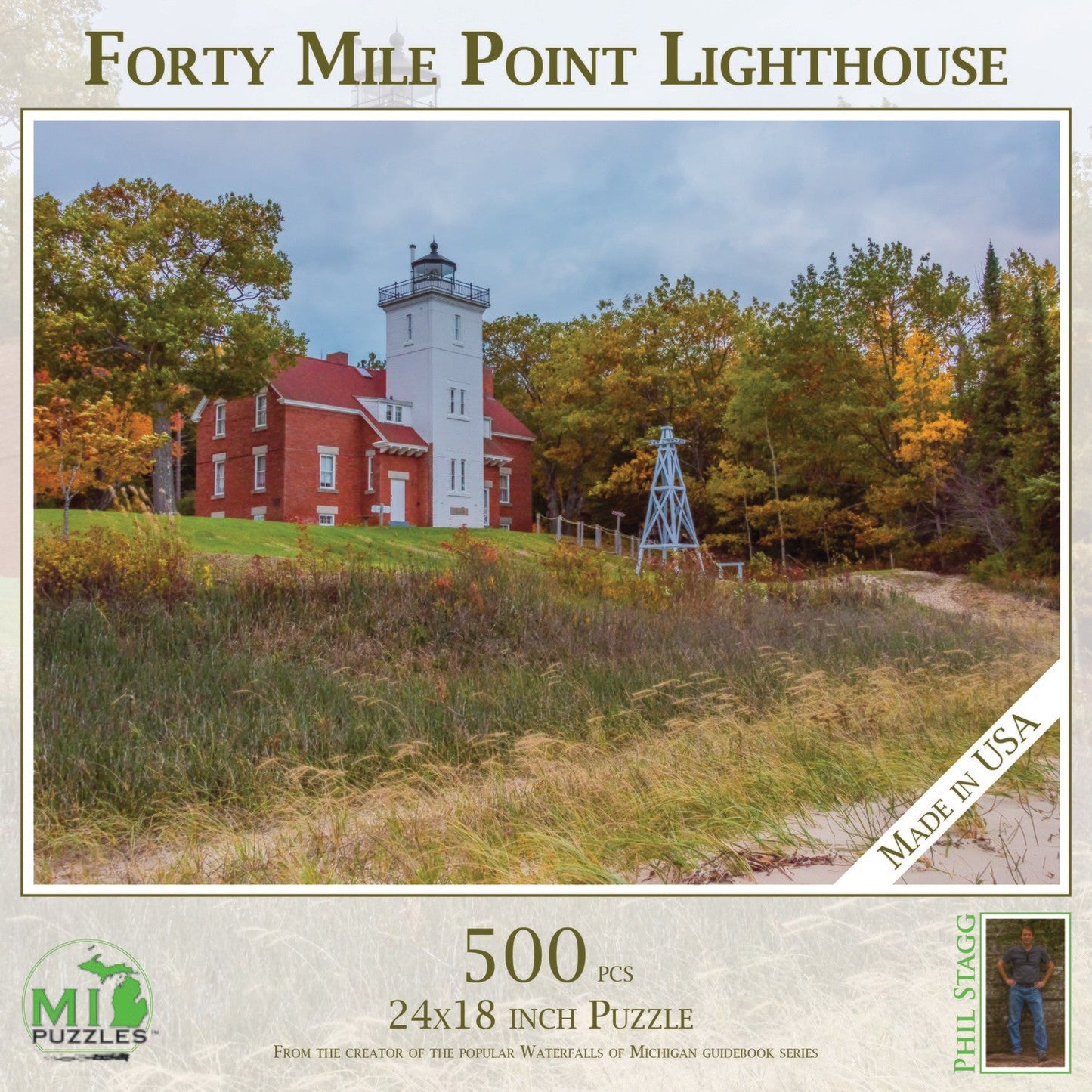 Forty Mile Point Lighthouse 500 Piece Puzzle