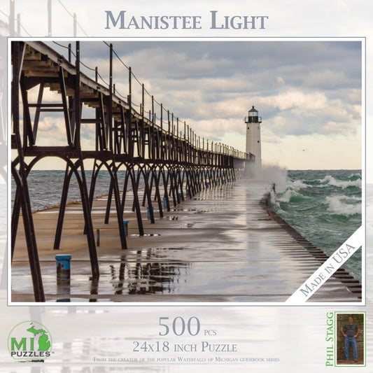 Manistee Light 500 Piece Puzzle