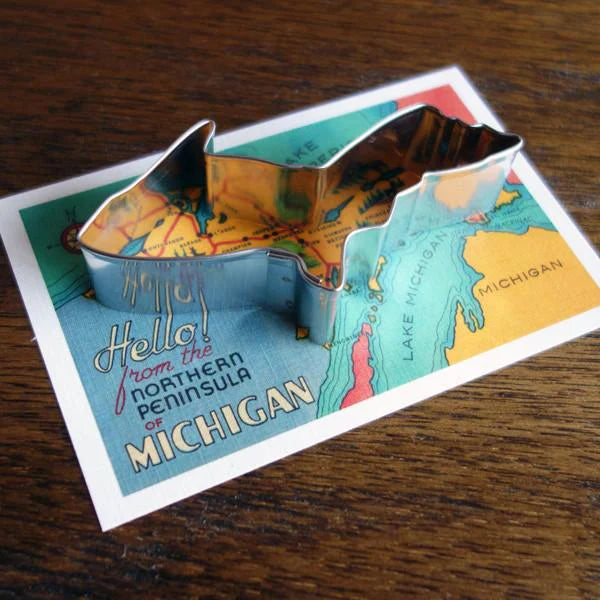 Michigan-Shaped Cookie Cutter by Detroit City Bird